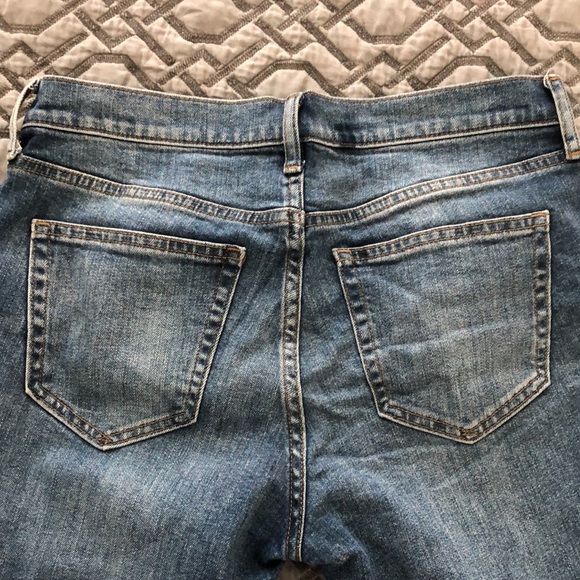 Gap Real Straight 29 short/ ankle/ crop 99 % cotton 1% spandex/ elastane - Picture 4 of 11